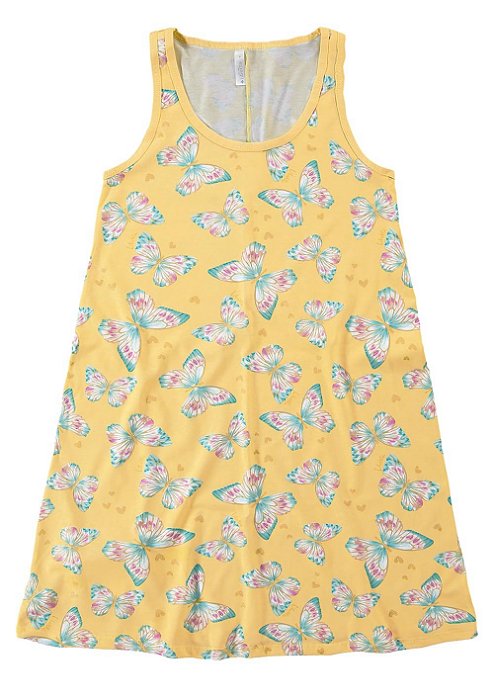 Camisola Regata Borboleta Amarela - Malwee Liberta