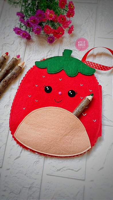 Porta Lápis Moranguinho