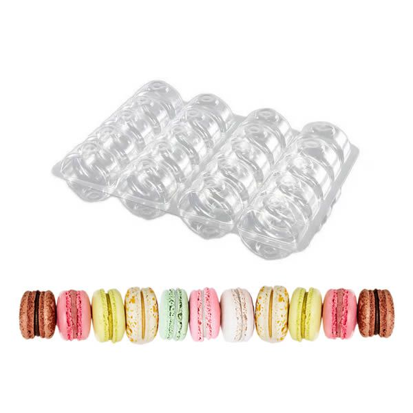 Caixa Blister com 20 Cavidades para Macarons e Amanteigados Ref.ACMA20 (21,5x15,5x4 cm) 10unid