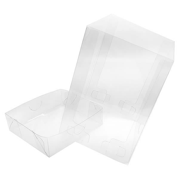 Caixa de Acetato PMB-1 Plástico (10x10x12.5 cm) (25un) Caixa para Mini Bolo