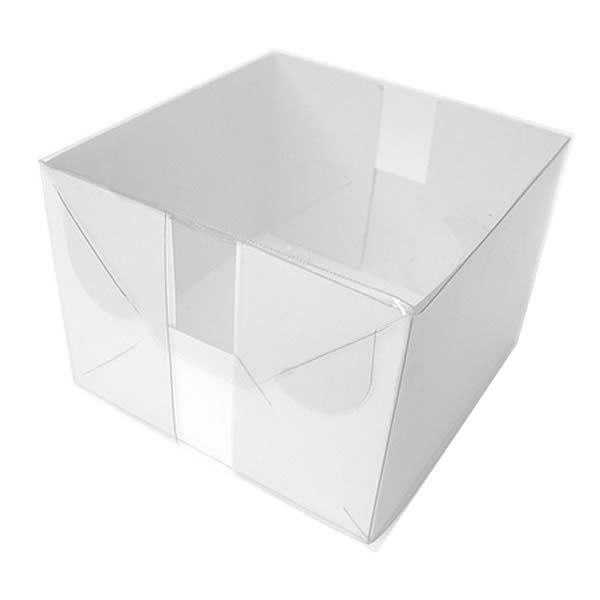 TRP-33 (10x10x7 cm) Caixa para Embalagem de Acetato Plastico e Papel 10unid