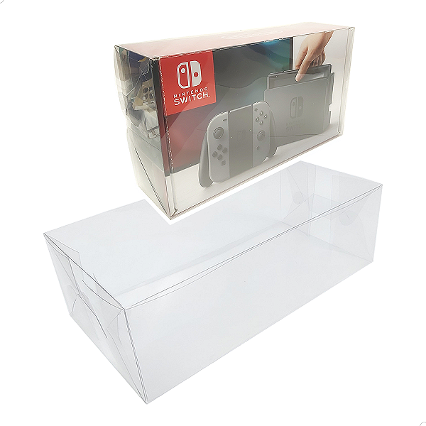 (1pç) Console-1 (0,30mm) Caixa de Proteção Case Console Nintendo Switch, Caixa Protetora para Console Nintendo Switch