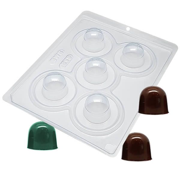 Forma para Chocolate com Silicone Trufa Mini 30g Ref. 813 BWB 1unid