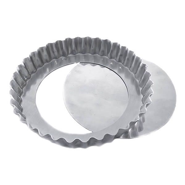 Forma de Aluminio Torta de Maçã Crespa Fundo Falso nº28 Ref. 3007 (27x25x3 cm) BWB 1unid