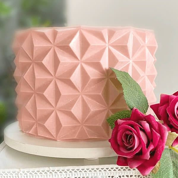 Placa Origami Cake Piramidal Ref. 10147 BWB 1unid