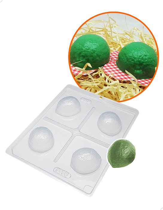Forma para Chocolate com Silicone Trufa Limão 45g Cod. 819 BWB
