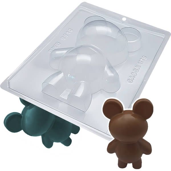 Forma para Chocolate com Silicone Urso Ursinho 500g Ref. 9910 BWB