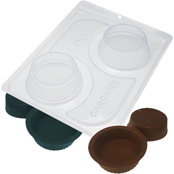 Forma para Chocolate com Silicone Chocolate de Colher Redondo 40g Ref. 9546 BWB 1unid