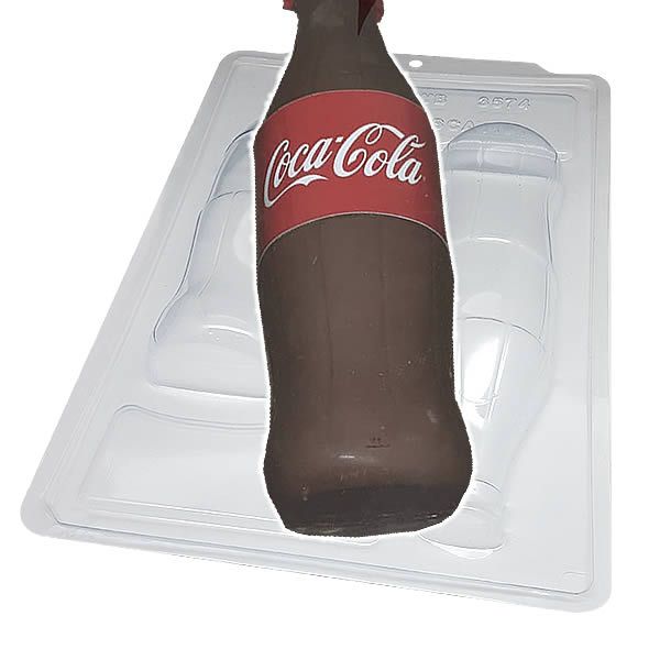 Forma para Chocolate Semiprofissional com Silicone Garrafa para Rechear Tipo 600ml Ref. 3574 BWB