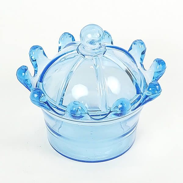 Mini Coroa para Lembrancinha Azul 10unid Festas