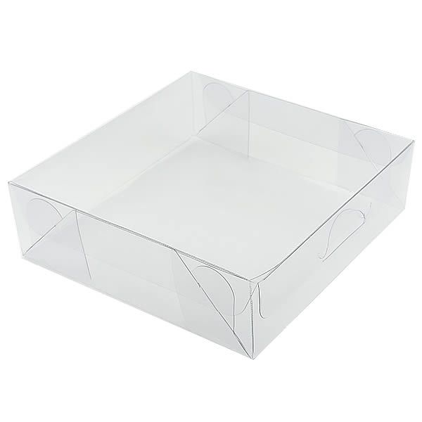 25 Caixa de Acetato PX-5 (10x10x3 cm) Embalagem de Plástico Transparente