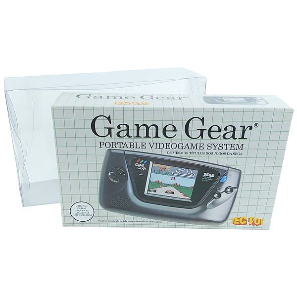 Console-3 (0,20mm) Caixa de Proteção CaixaBox Console Sega Game Gear TecToy Nacional Caixa Protetora para Console 1unid