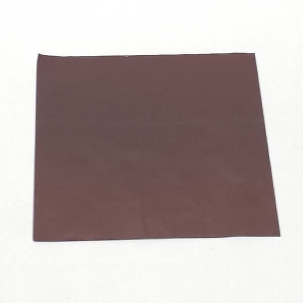 Papel Chumbo Aluminio Marrom Embrulho para Bombom e Trufinhas 10x10cm 300fls