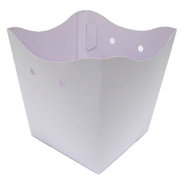 (10pçs) Cachepo Vaso de Papel Lilas (9x7x9.5 cm) Centro de Mesa Decoração