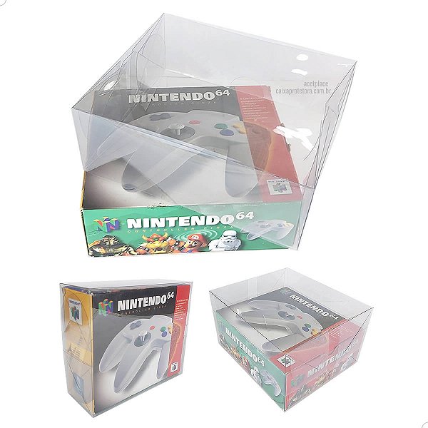 Caixa Protetora para Controle N64 CTRL-1 (0,30mm) (1un) Caixa de Proteção para Case Controle do Console Nintendo 64