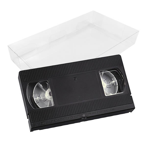 10 Caixa Protetora VHS-1 (0,20mm) Caixa Protetora para Cartucho Fitas VHS Loose