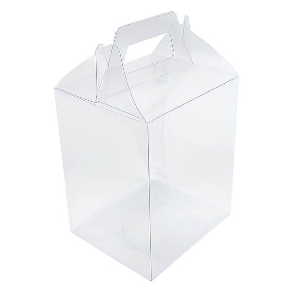 25 Caixa de Acetato PX-30 (8,5x8x13,3 cm) Caixa Maleta Embalagem de Plástico Transparente