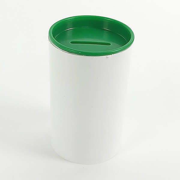 (50pçs) Cofrinho de Plástico Verde Escuro para Personalizar Lembrancinha de Festas