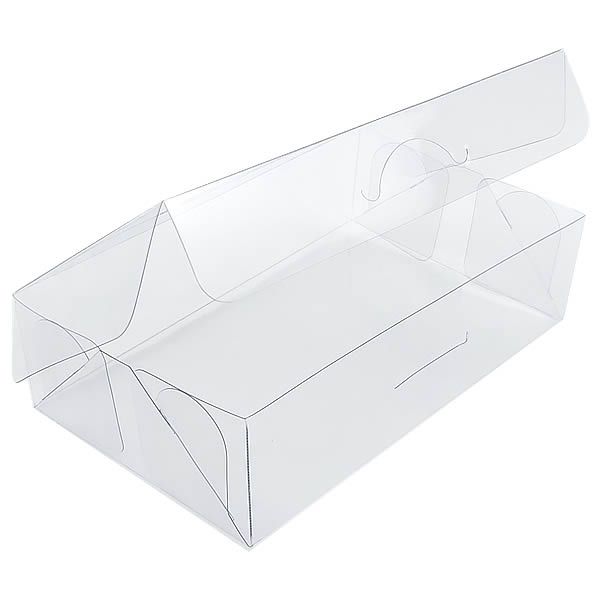 50 Caixa de Acetato PX-35 (11x8x3 cm) Embalagem de Plástico Transparente