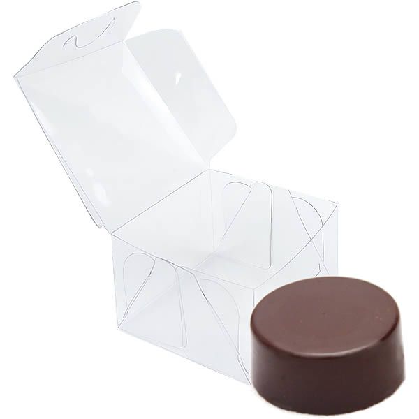 50 Embalagem Caixa para Pão de Mel PX-201 (6x6x4 cm) Caixa de Acetato,  Embalagem de Plástico Transparente