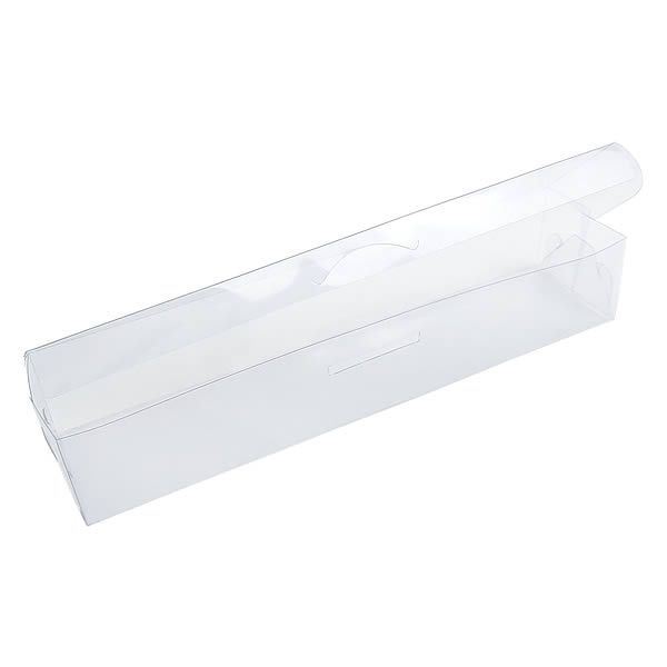 50 Caixa de Acetato PX-25 (24,5x5,5x4,5 cm) Embalagem de Plástico Transparente