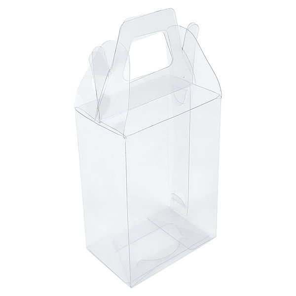 25 Caixa de Acetato PX-27 (7x6,5x9 cm) Caixa Maleta Embalagem de Plástico Transparente