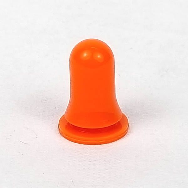 25 Bulbo de Silicone LARANJA Tampa para Bico de Confeitar, Borracha Bulbo de Silicone para Conta Gotas