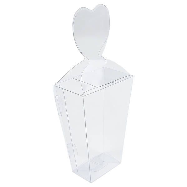 25 Caixa de Acetato PX-203 (6,8/4x4/2,5x10,2 cm) Embalagem de Plástico Transparente