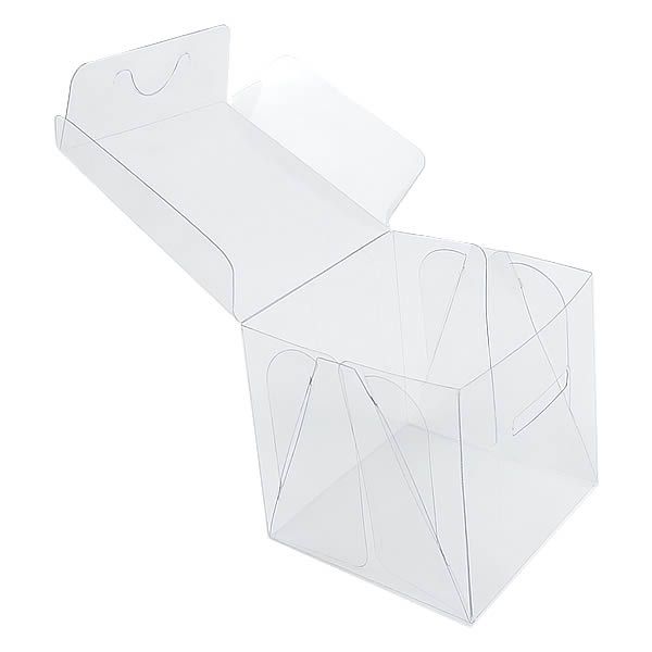 25 Caixa de Acetato PX-217 (7,5x7,5x7,5 cm) Embalagem de Plástico Transparente