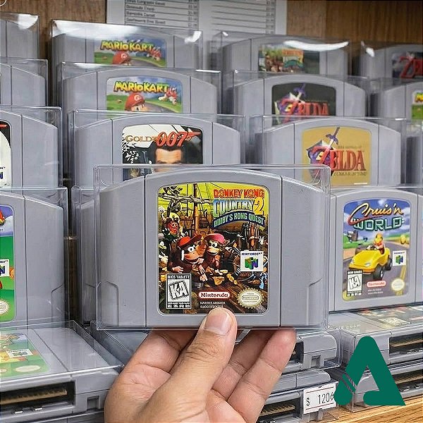 Games-2 (0,20mm) Kit 25un Caixa Protetora para Cartucho Loose Nintendo64 N64