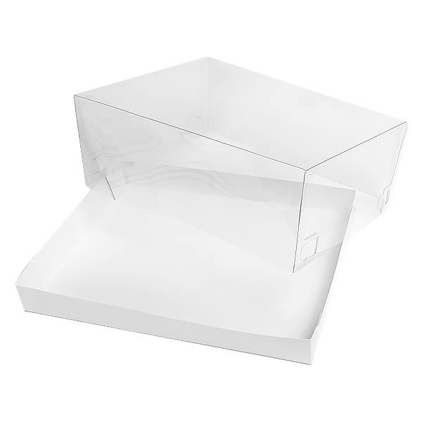 25 Caixa de Acetato TRP-304 (25x19x9 cm) Caixa para Embalagem, Caixa de Plástico e Papel