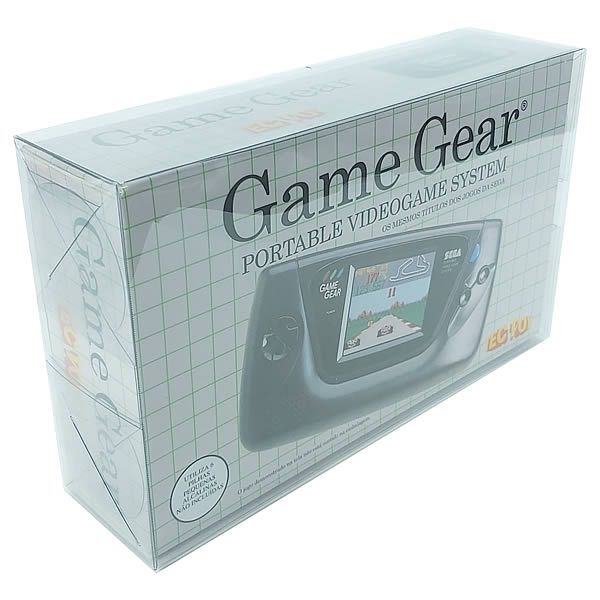 1 Protetor OFERTA Console-3 (0,30mm) Caixa Protetora de Plástico para Console Gear TecToy Nacional Sega Game