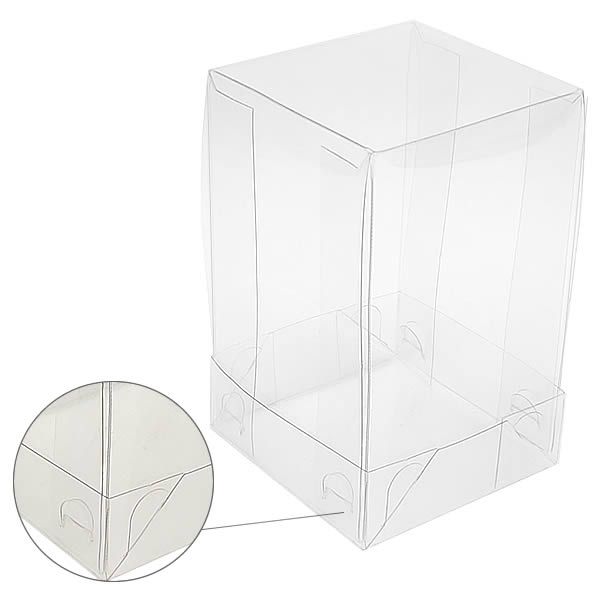 25 Caixa de Acetato PMB-11 Plástico (6x6x9.5 cm) Embalagem de Plástico, Caixa para Embalagem