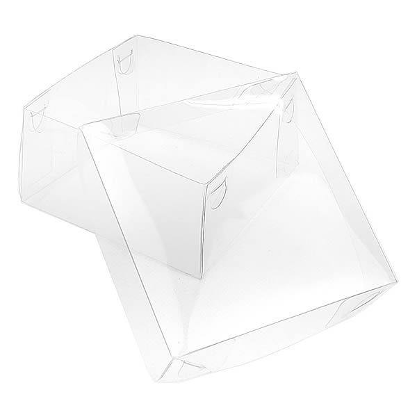 25 Caixa de Acetato PMB-13 Plástico (7.5x7.5x4 cm) Embalagem de Plástico, Caixa para Embalagem