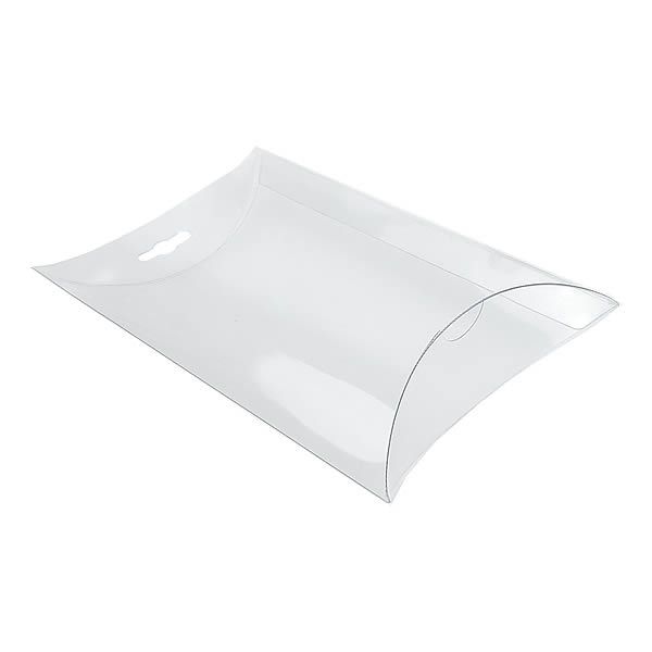 25 Caixa de Acetato Travesseiro PX-210 (11x9x3,3 cm) Embalagem de Plástico Transparente