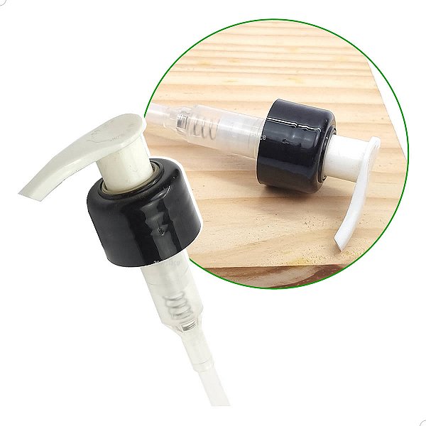 Válvula Pump Bico de Pato PRETA/BRANCA rosca 28mm R28/410 (10un) (CH/W/BCA/PTA28) Válvula Jato