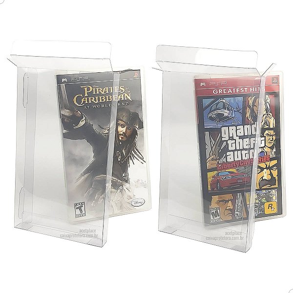Games-35 (0,30mm) Caixa Protetora para Caixabox Case Playstation PSP (25un)