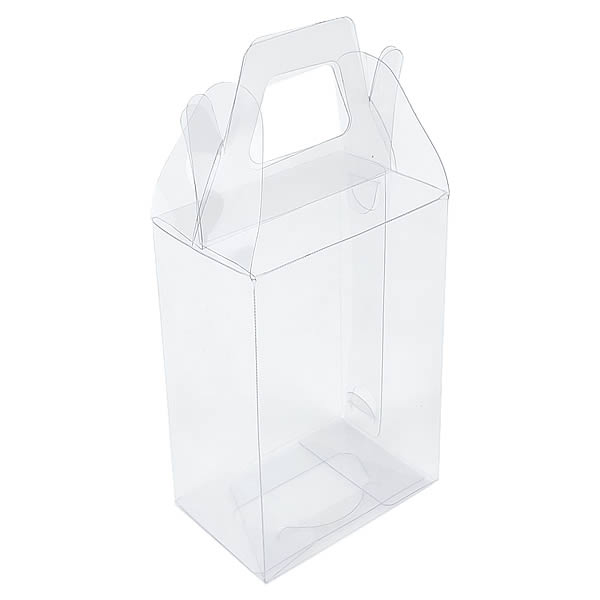 Caixa de Acetato Maleta PX-213 (4,8x3,5x5,5 cm) (25un) Embalagem de Plástico Transparente