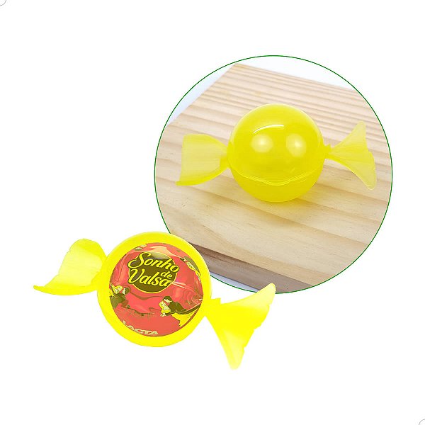 Caixa Bombom Amarelo (50un) Embalagem para Lembrancinhas de Festas, Caixa Bombom Flip Top