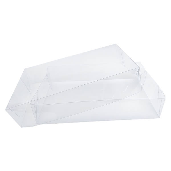 Caixa de Acetato P-116 (22x13x3 cm) (25un) Tampa e Fundo Embalagem de Plástico Transparente
