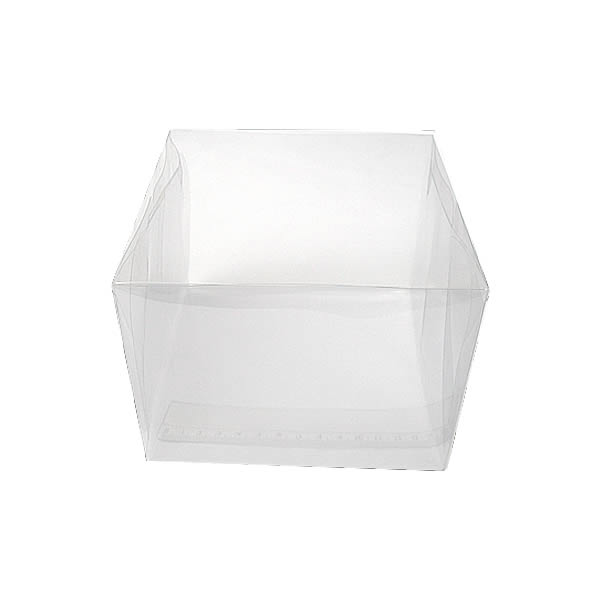 Caixa de Acetato P-110 (25x12.5x10 cm) (25un) Tampa e Fundo Embalagens de Plástico Transparente