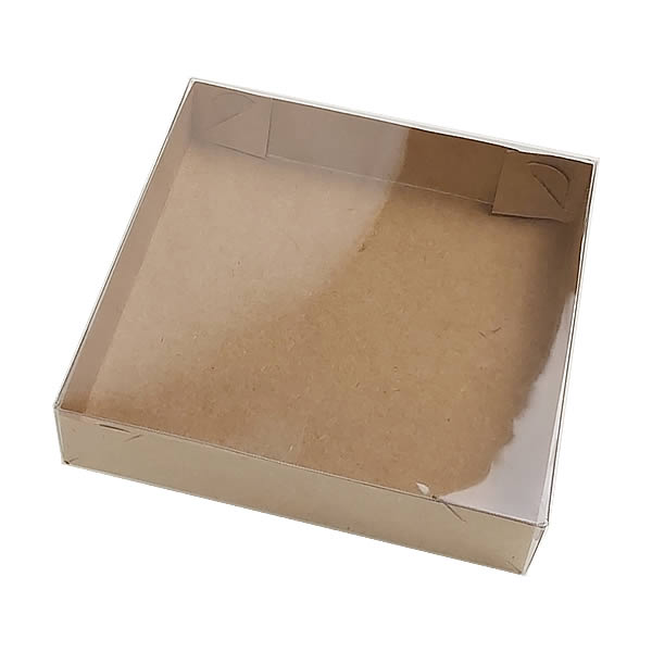 Caixa de Acetato KRP-79 KRAFT (6.5x6.5x2 cm) (25un) Caixinha de Acetato