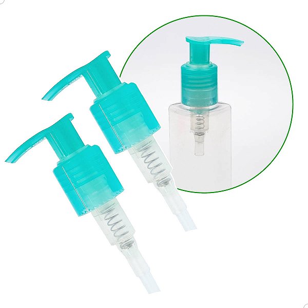 Válvula Pump Bico de Pato VERDE rosca 24mm R24/415 (2un) (CH/WK/VD24) Shampoo Condicionador Creme