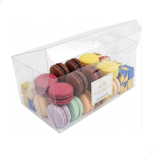 Caixa de Acetato PX-1 (17x10.5x8.5 cm) (100un) Embalagem de Plástico Transparente