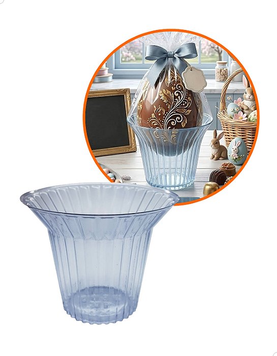 20un Suporte Grande ALONGADO para Ovo de Páscoa 750g e Ovo Páscoa 1kg Cod.192 Ovo de Chocolate BWB