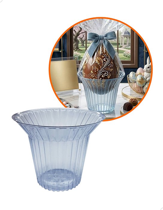 100un Suporte Grande ALONGADO para Ovo de Páscoa 750g e Ovo Páscoa 1kg Cod.192 Ovo de Chocolate BWB