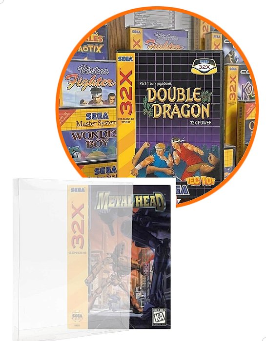 Games-3 (0,20mm) Kit 25un Caixa Protetora para Jogos CIB 32X
