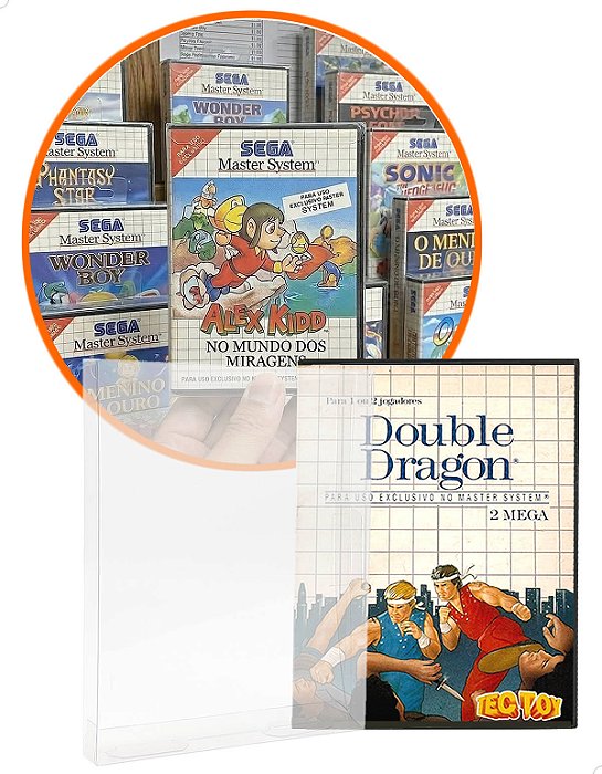 Games-3 (0,20mm) Kit 100un Caixa Protetora para Jogos CIB Master System