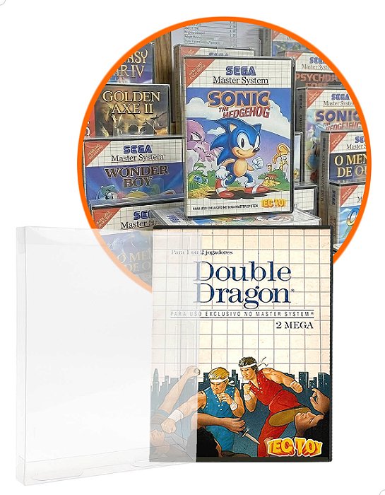 Games-3 (0,20mm) Kit 25un Caixa Protetora para Jogos CIB Master System