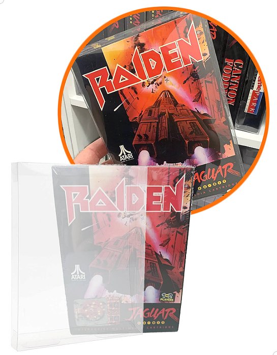Games-4 (0,20mm) Kit 25un Caixa Protetora para CaixaBox Case CIB Atari Jaguar
